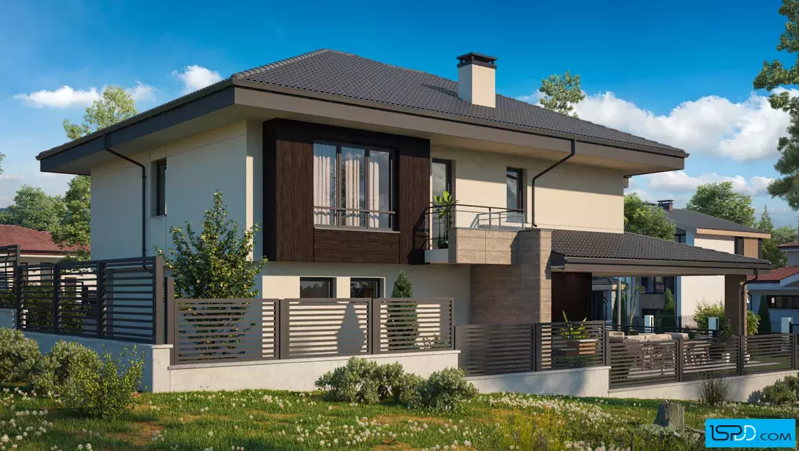 Проект на къща във в.з Горна Баня