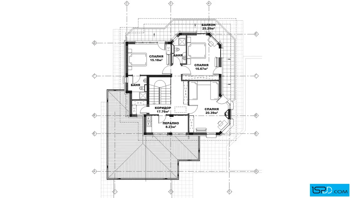 План на втори етаж