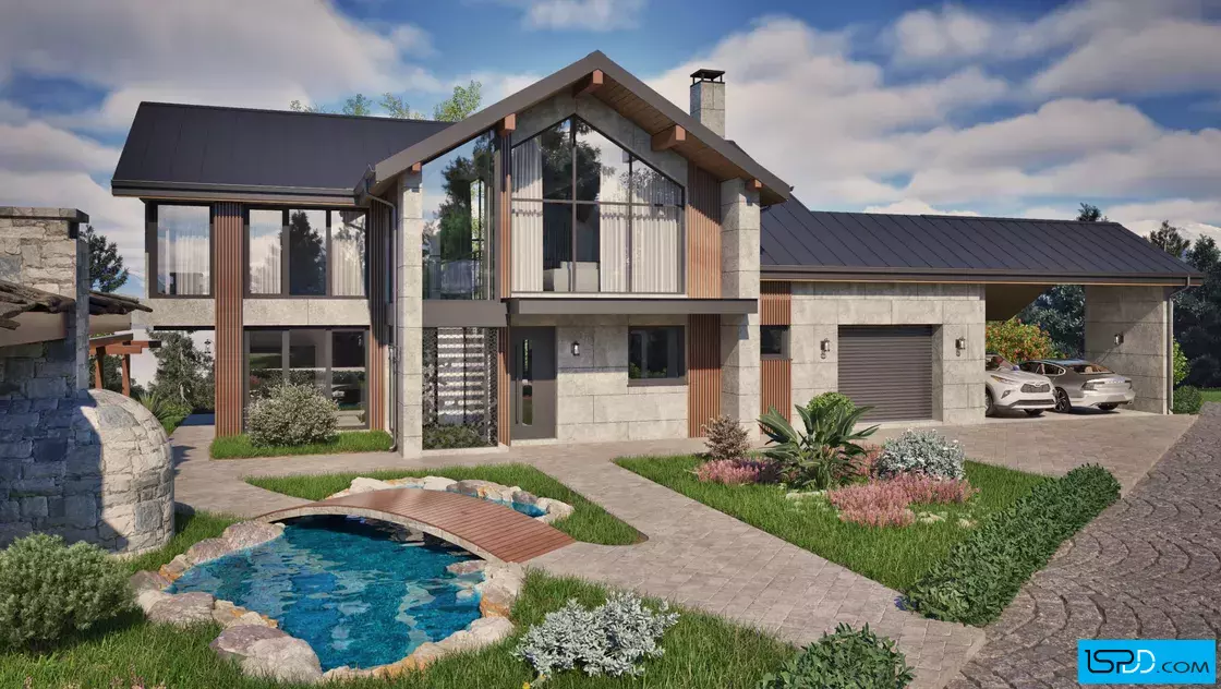 Проект на къща в с. Стар Кръвеник