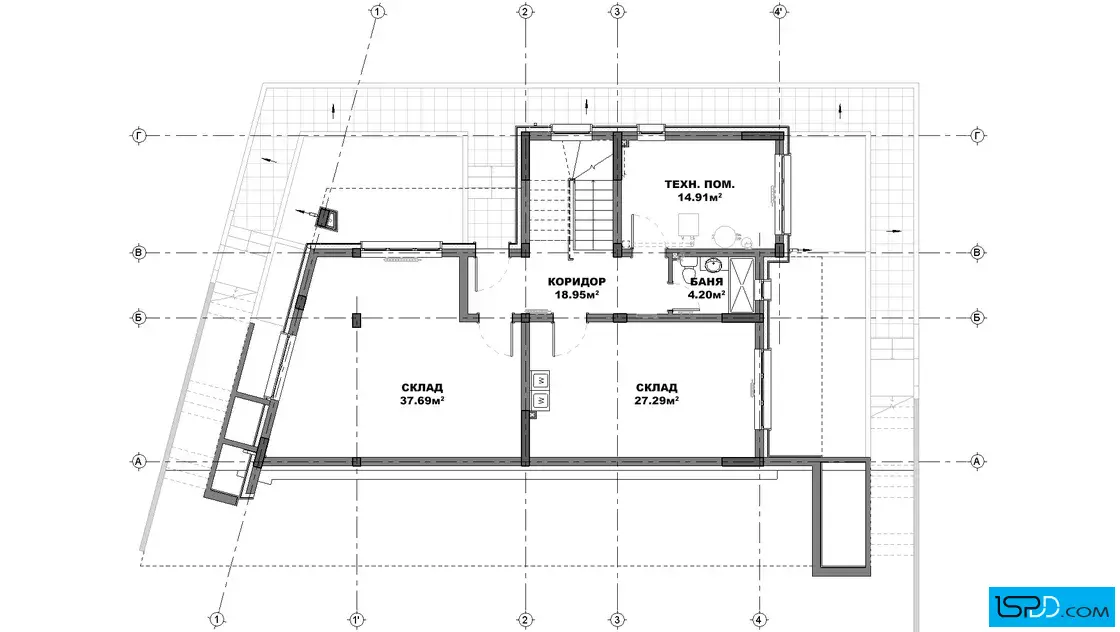 План на подземен етаж