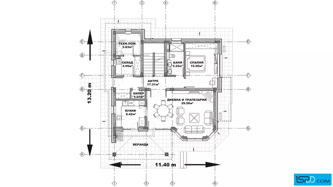 План на първи етаж