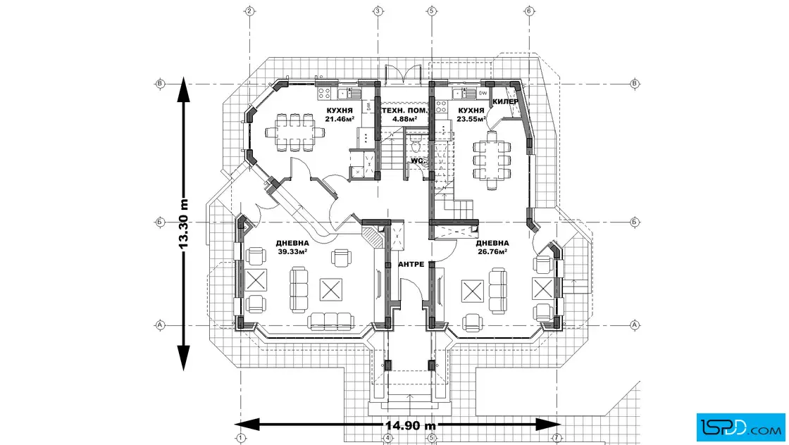 План на първи етаж