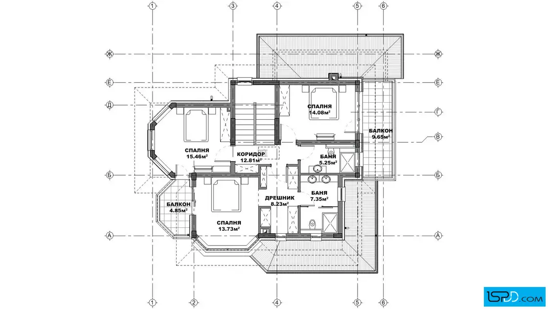 План на втори етаж