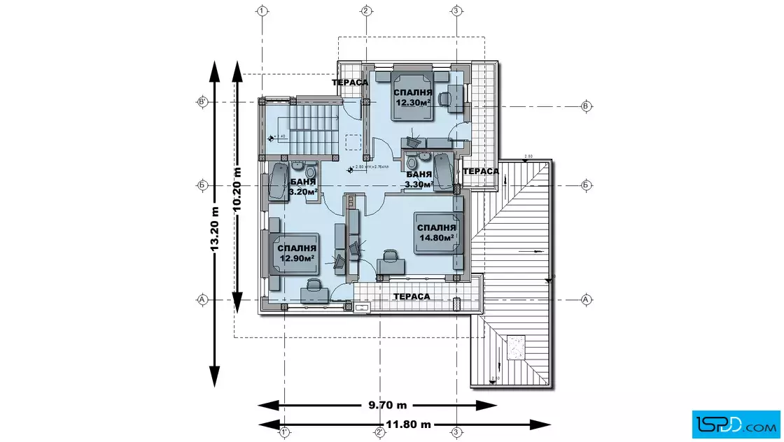 План на втори етаж
