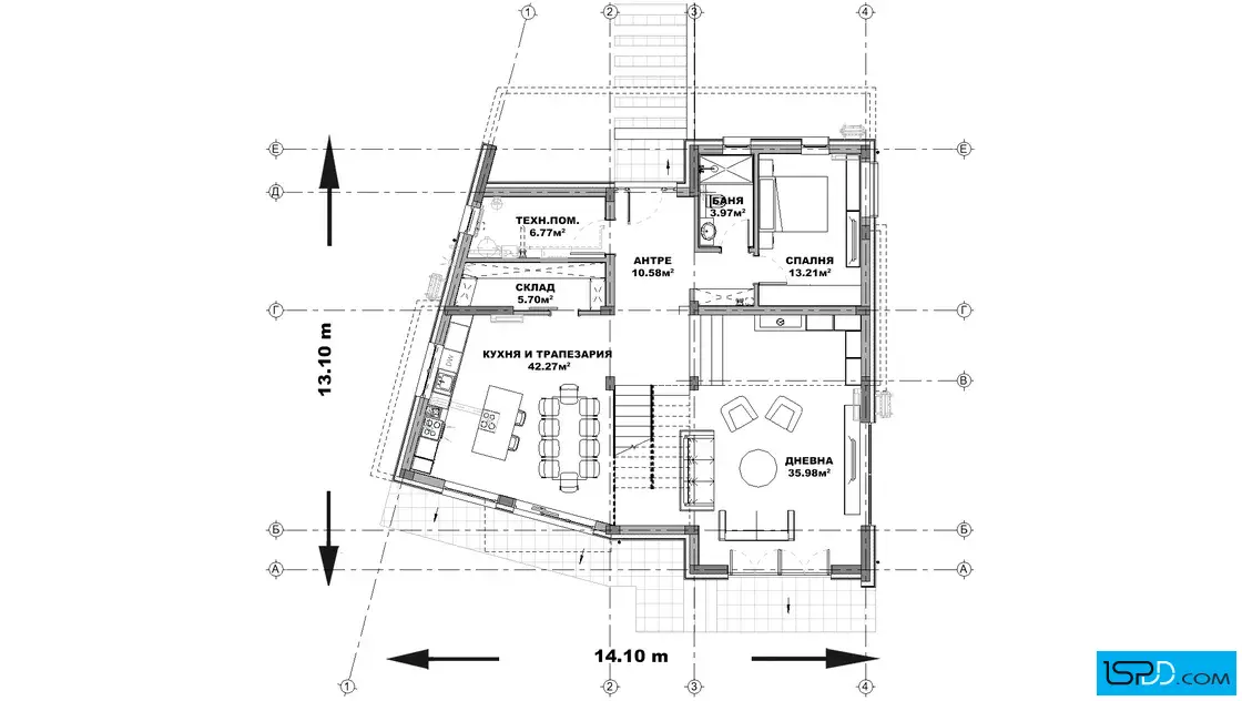 План на първи етаж