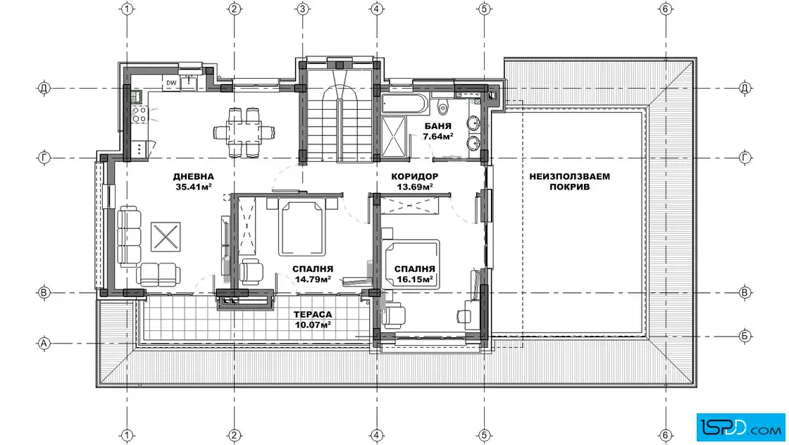 План на втори етаж