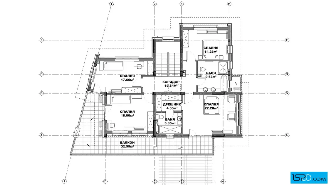 План на втори етаж