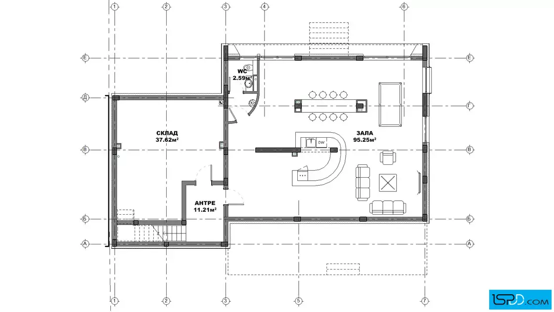 План на подземен етаж