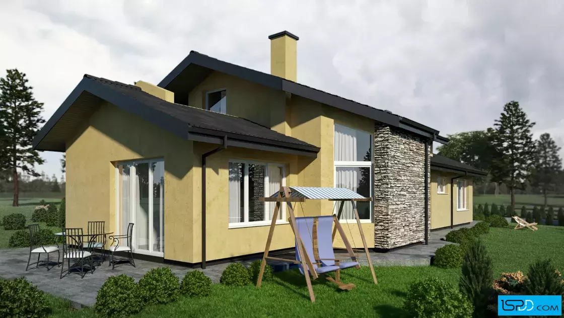 Проект на къща в с. Ветрен