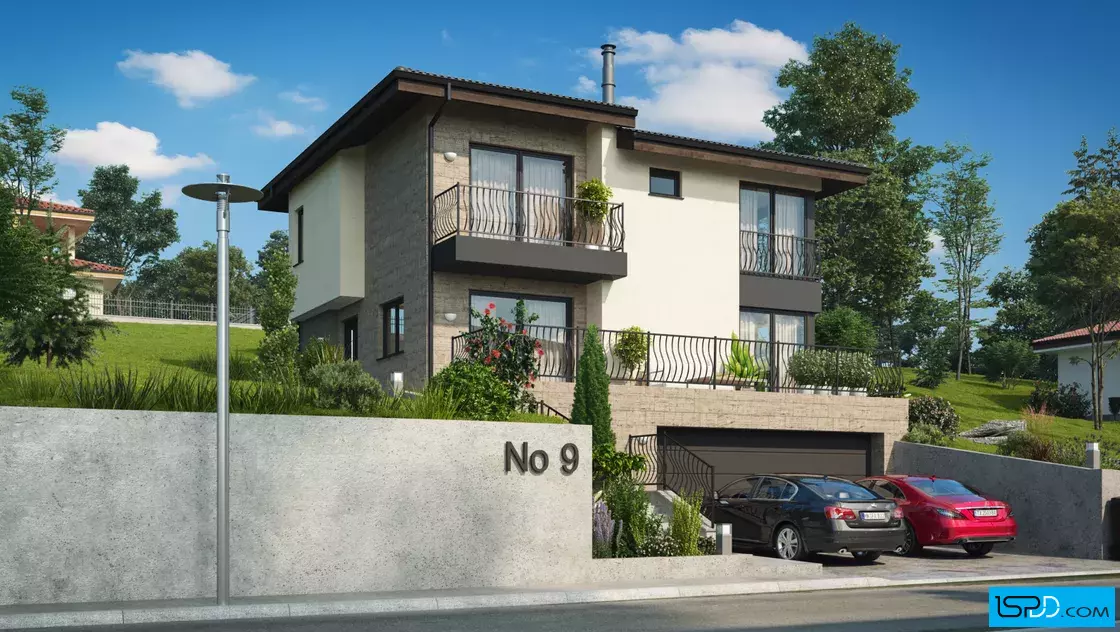 Проект на къща в с. Черни връх