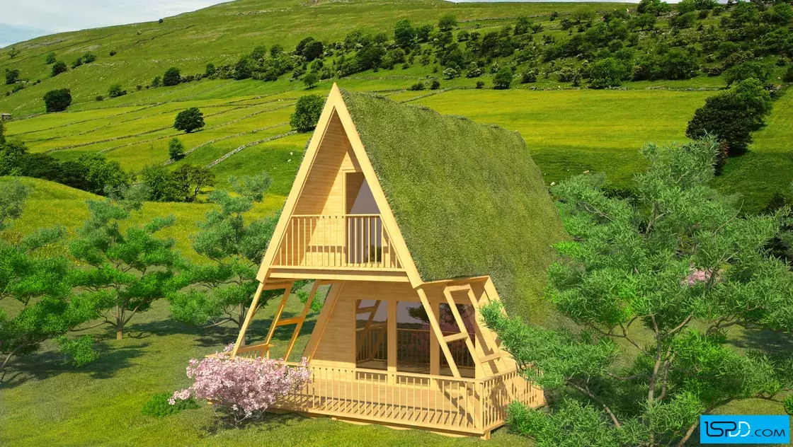 Проект 17 - Дървена сглобяема къща