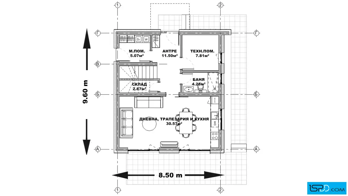 План на първи етаж