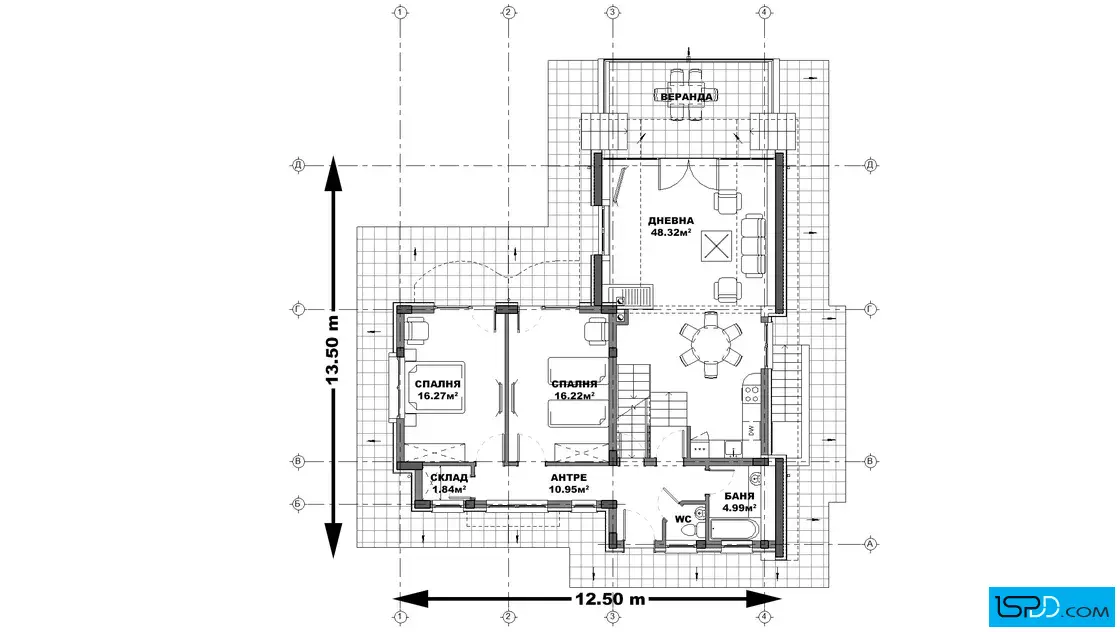 План на първи етаж