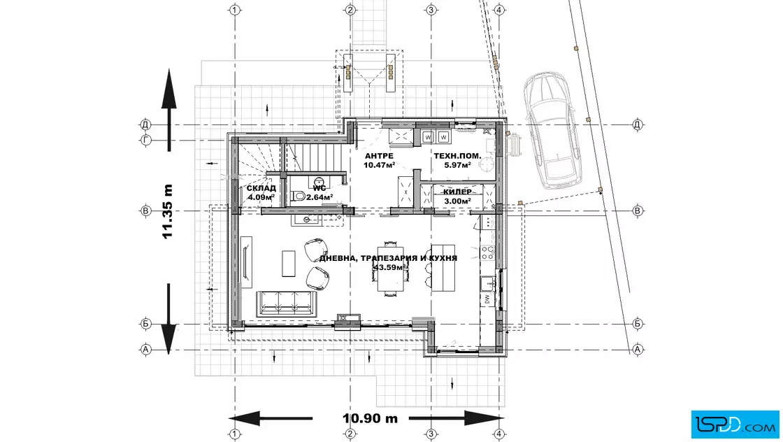 План на първи етаж