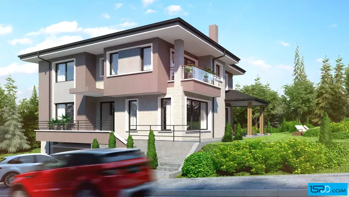 Проект на къща в с. Лозен