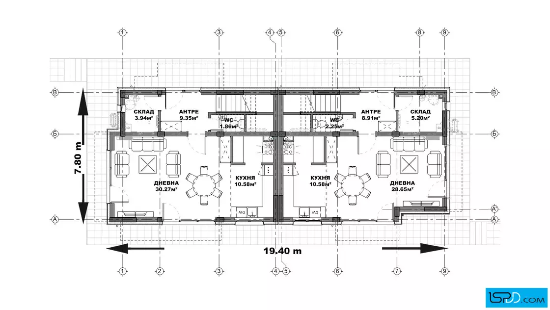 План на първи етаж