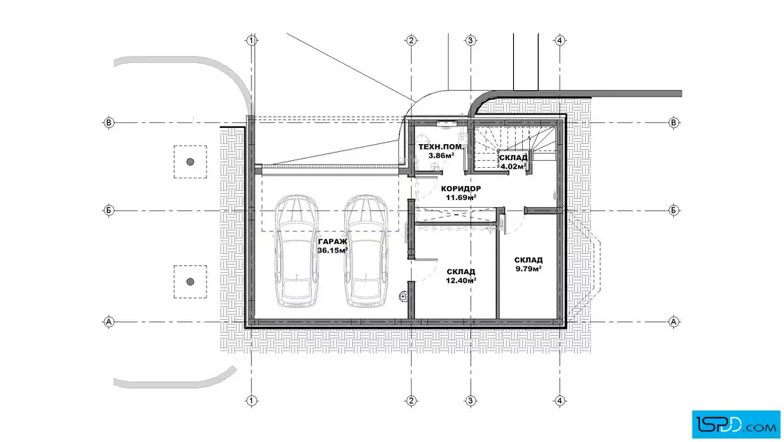 План на подземен етаж