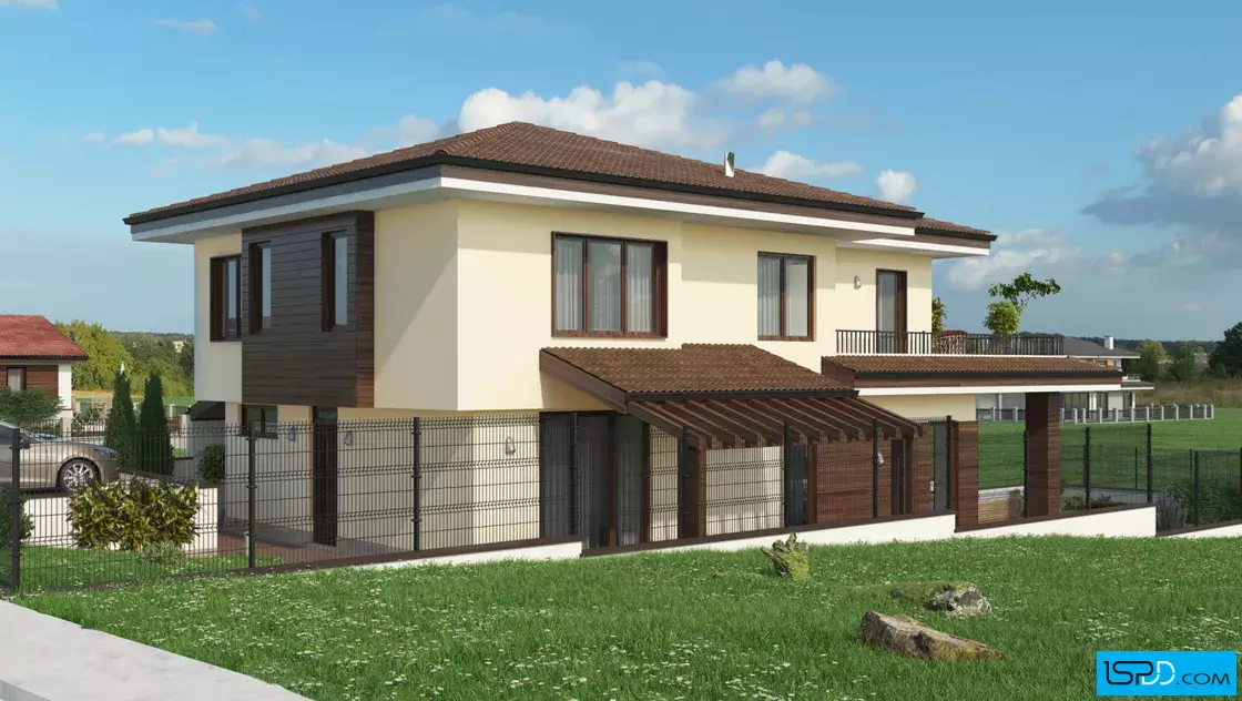 Проект на къща в общ. Елин Пелин