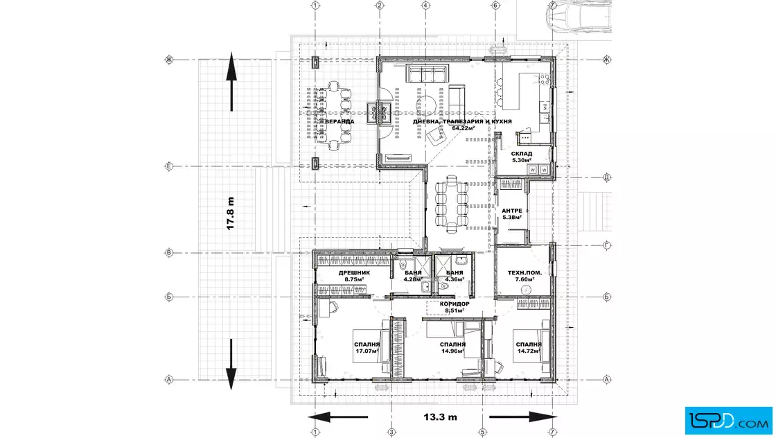 План на първи етаж