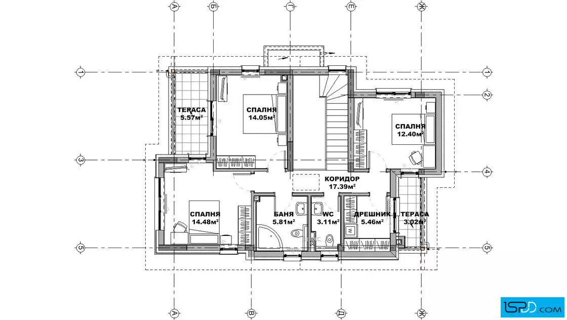 План на втори етаж