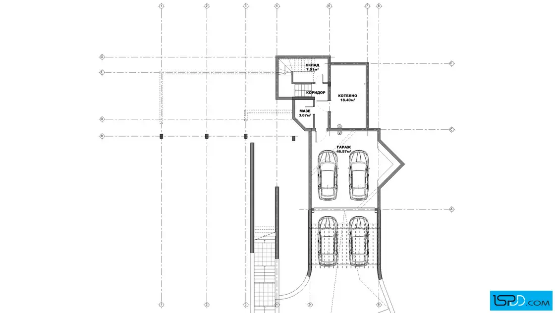 План на подземен етаж