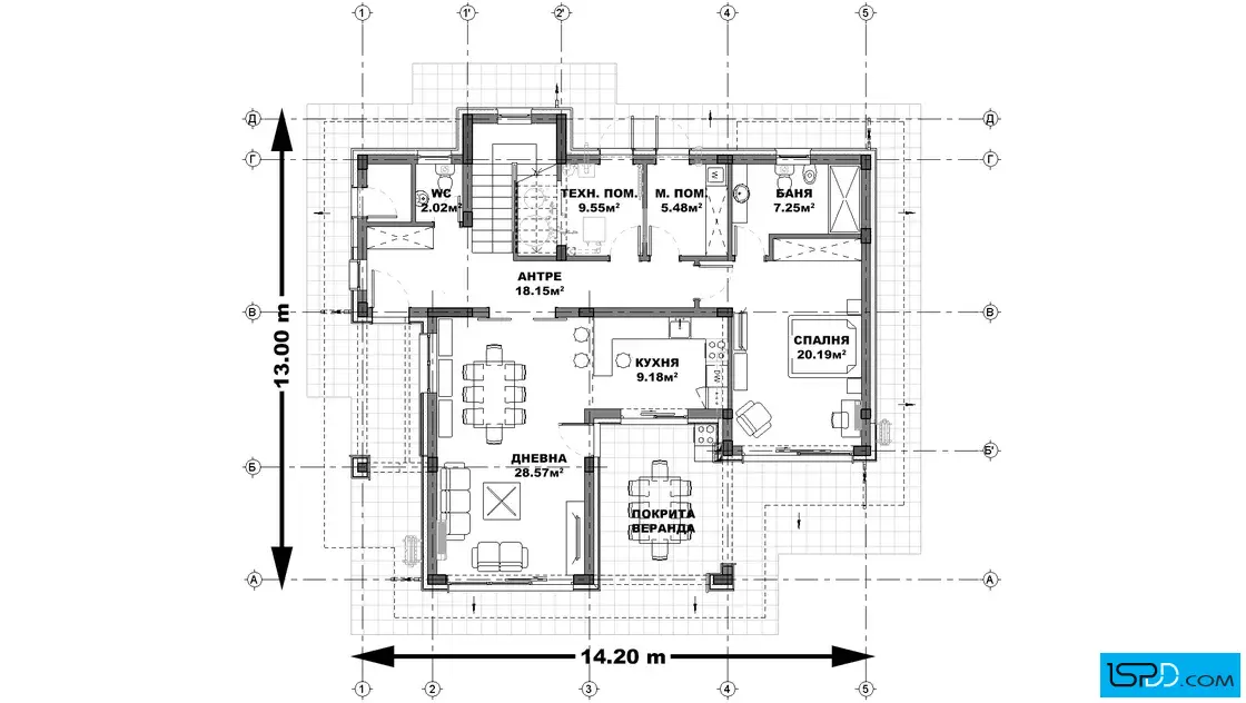 План на първи етаж
