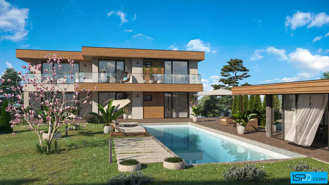 Проект на трифамилна къща в с. Бистрица