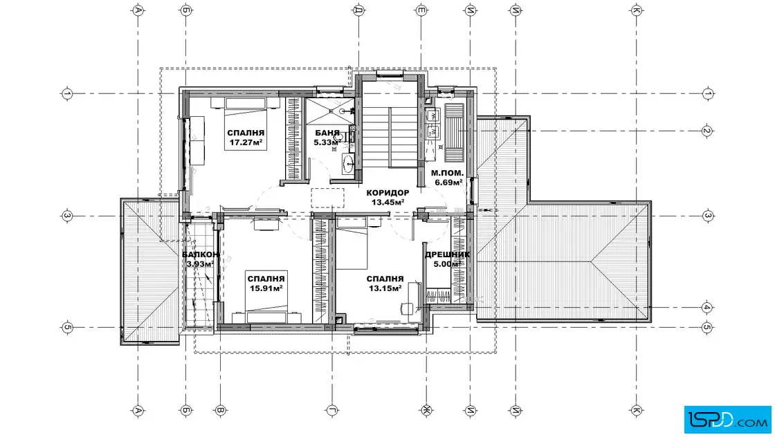 План на втори етаж
