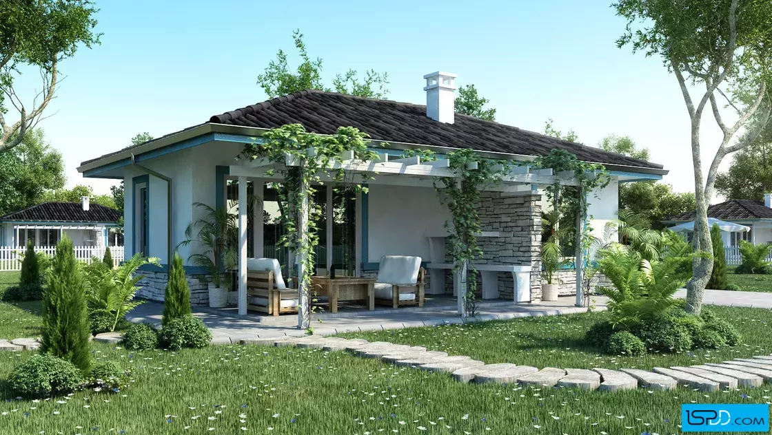 Проект 52 - Дървена сглобяема къща