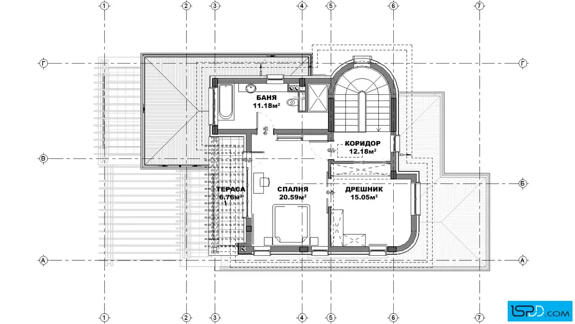 План на трети етаж
