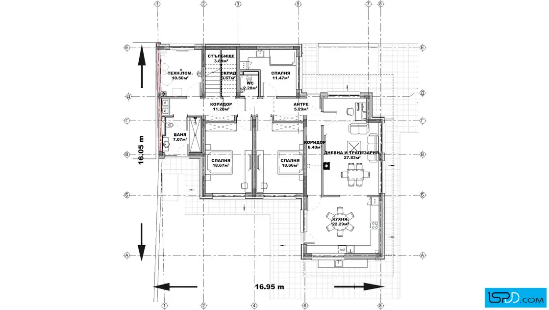 План на първи етаж