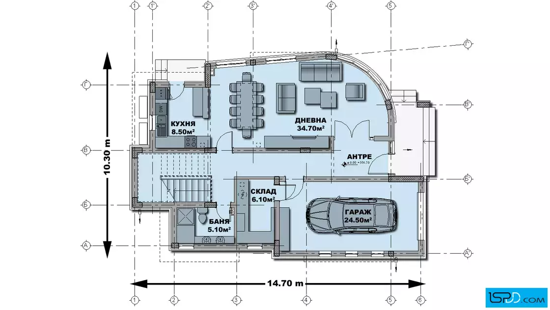 План на първи етаж