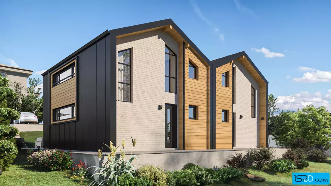 Проект на двуфамилна къща в гр. София