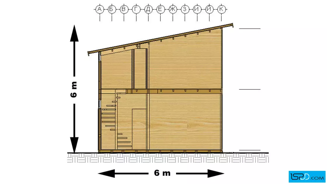 Разрез през къщата