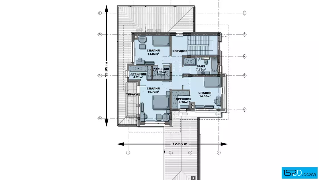 План на втори етаж
