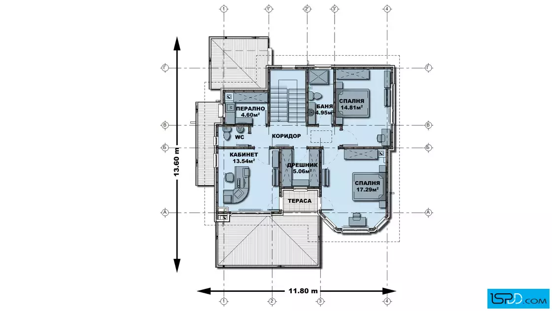 План на втори етаж