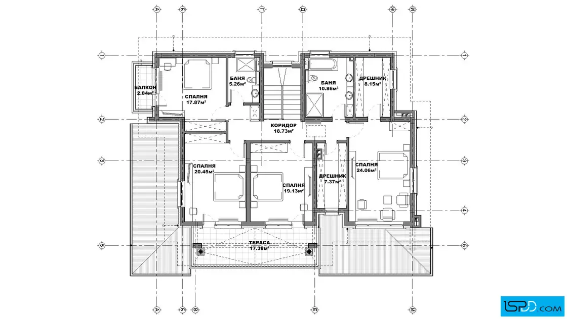 План на втори етаж