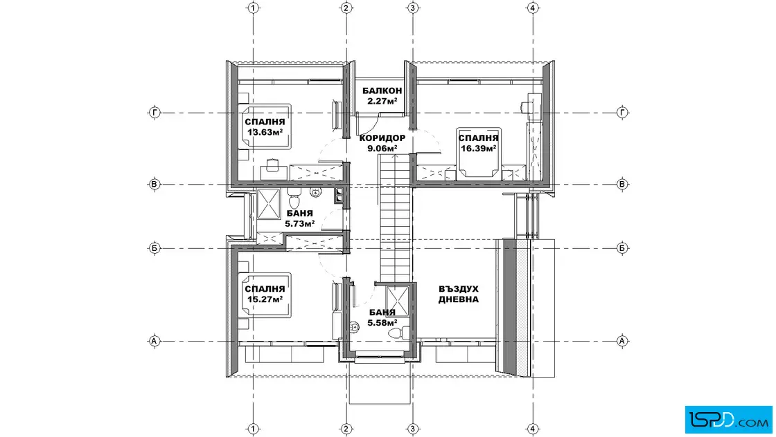 План на втори етаж