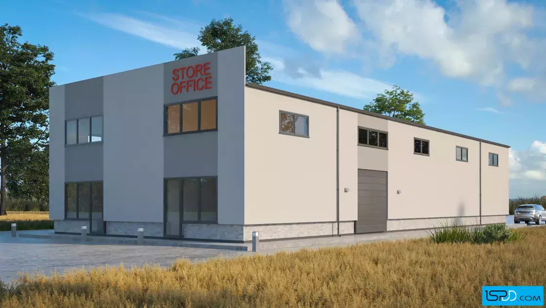 Складова база с офиси