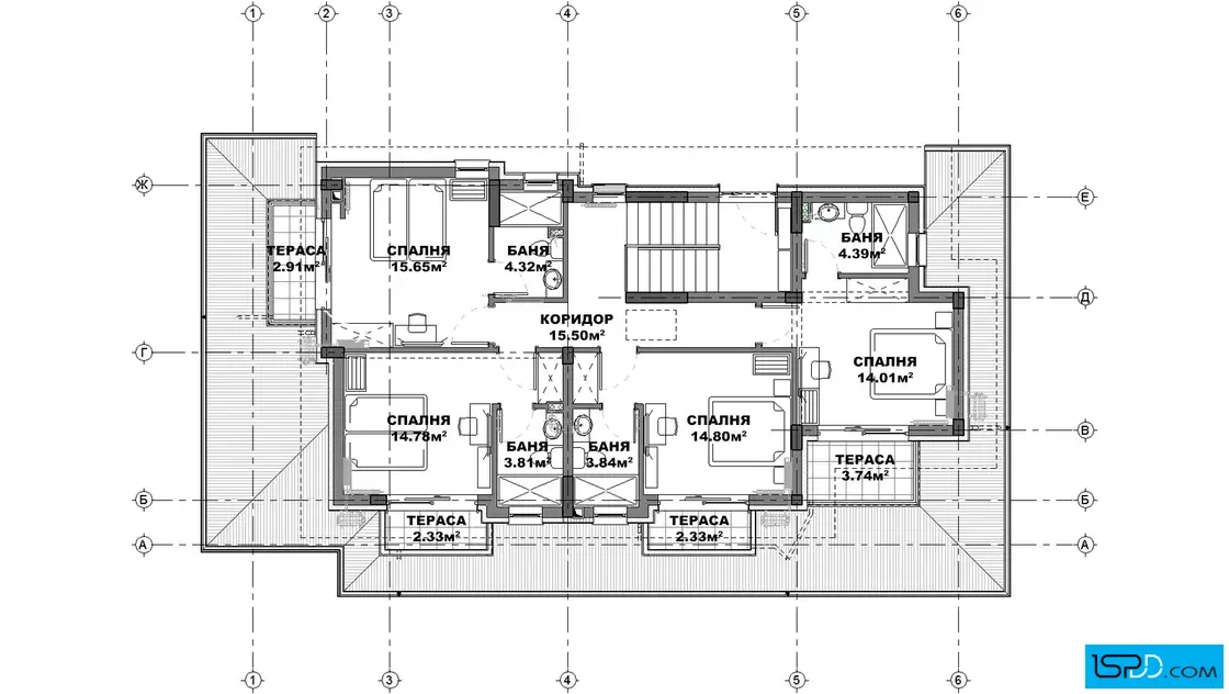 План на втори етаж