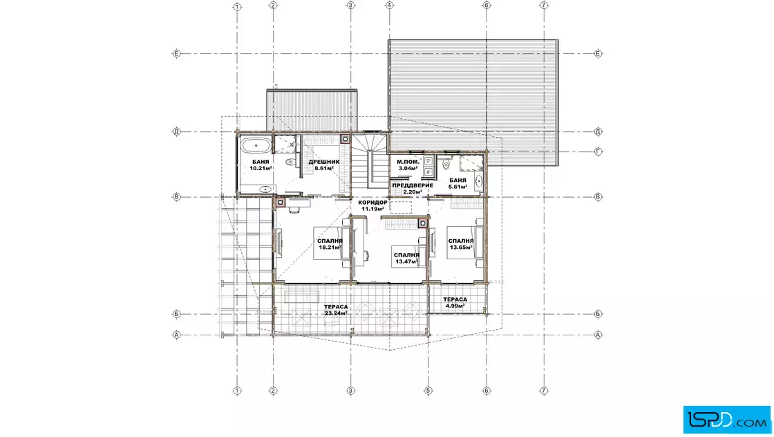 План на втори етаж План на втори етаж