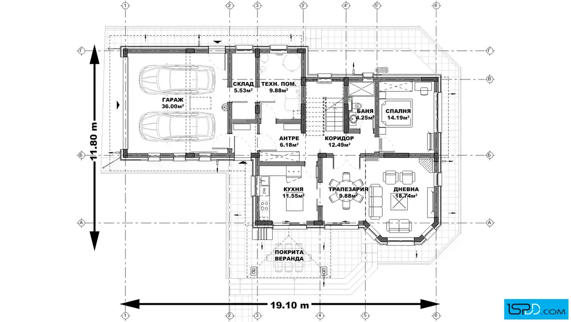 План на първи етаж