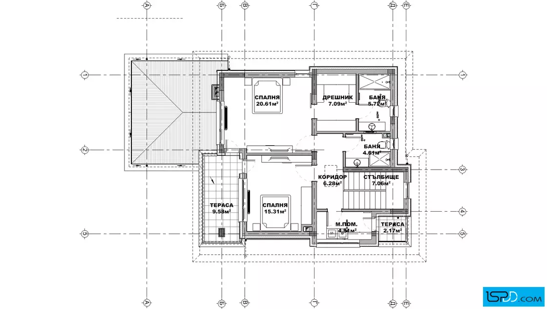 План на втори етаж