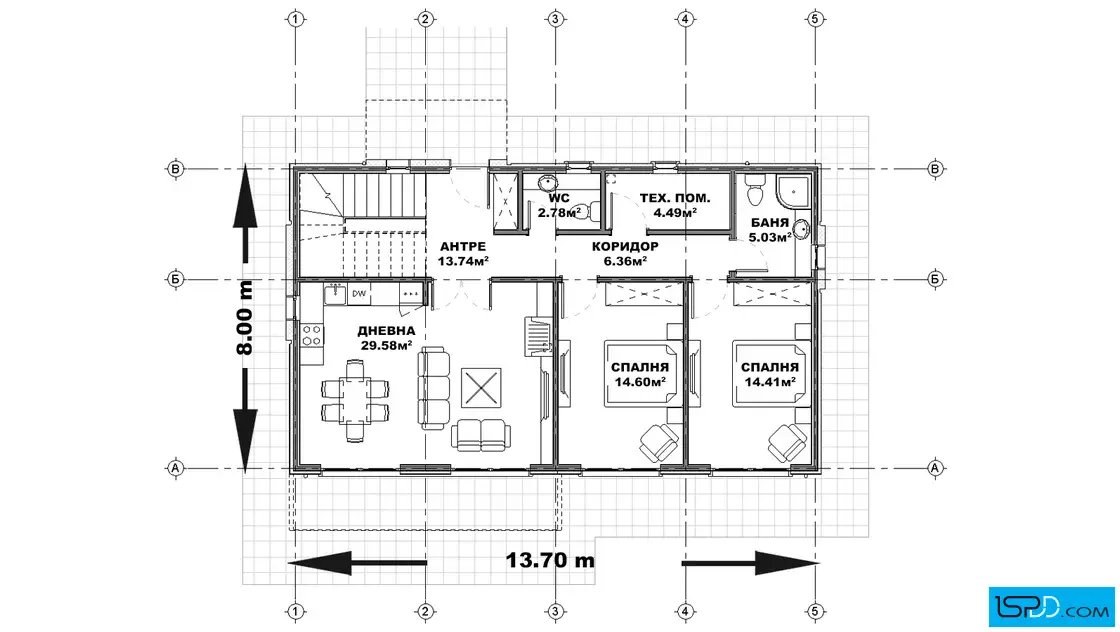 План на първи етаж