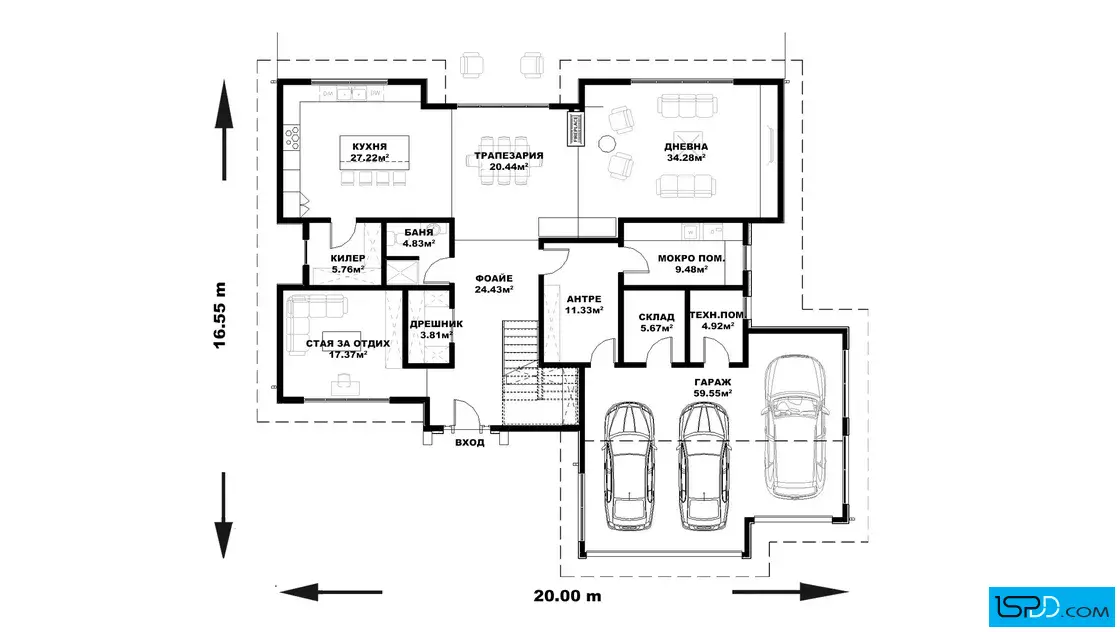 План на първи етаж