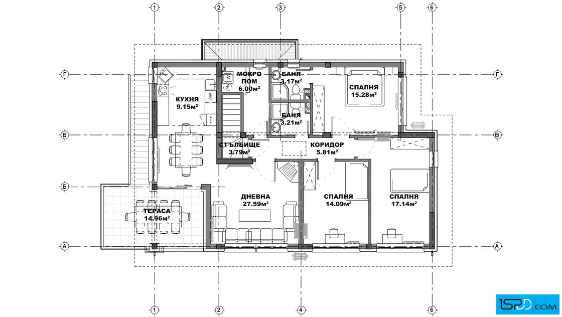 План на втори етаж