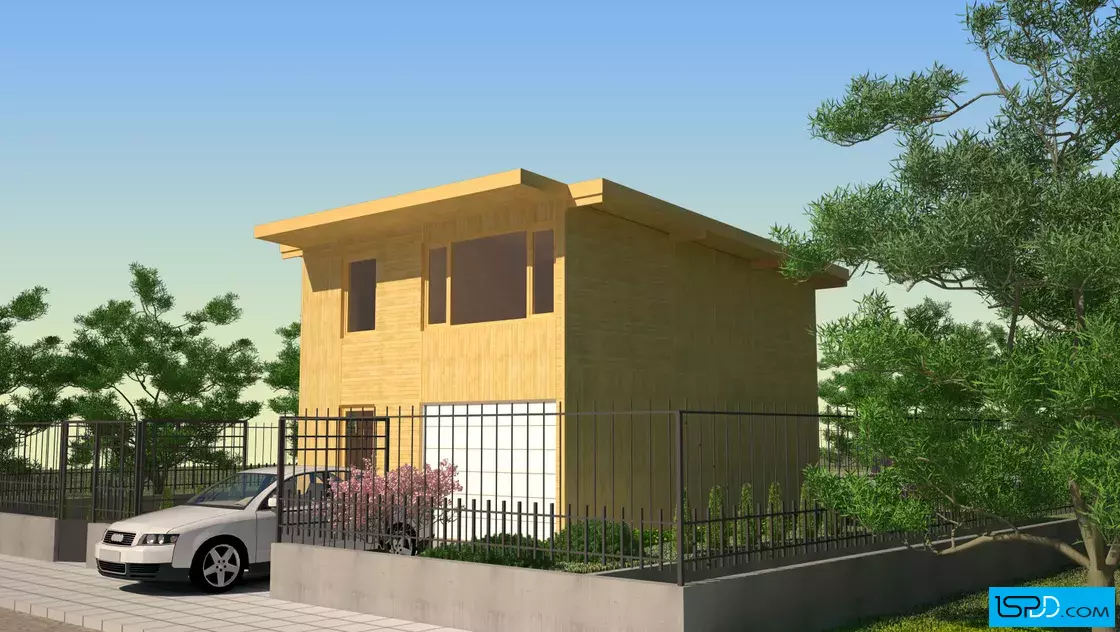 Проект 26 - Дървена сглобяема къща