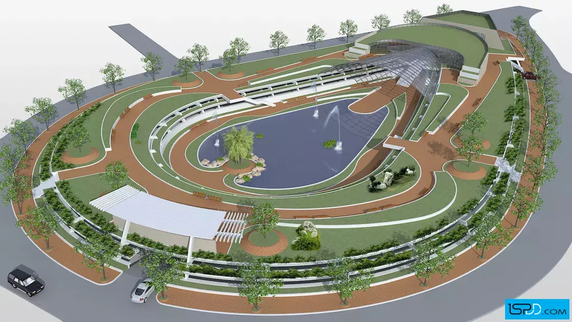 Паркинг и търговска площ