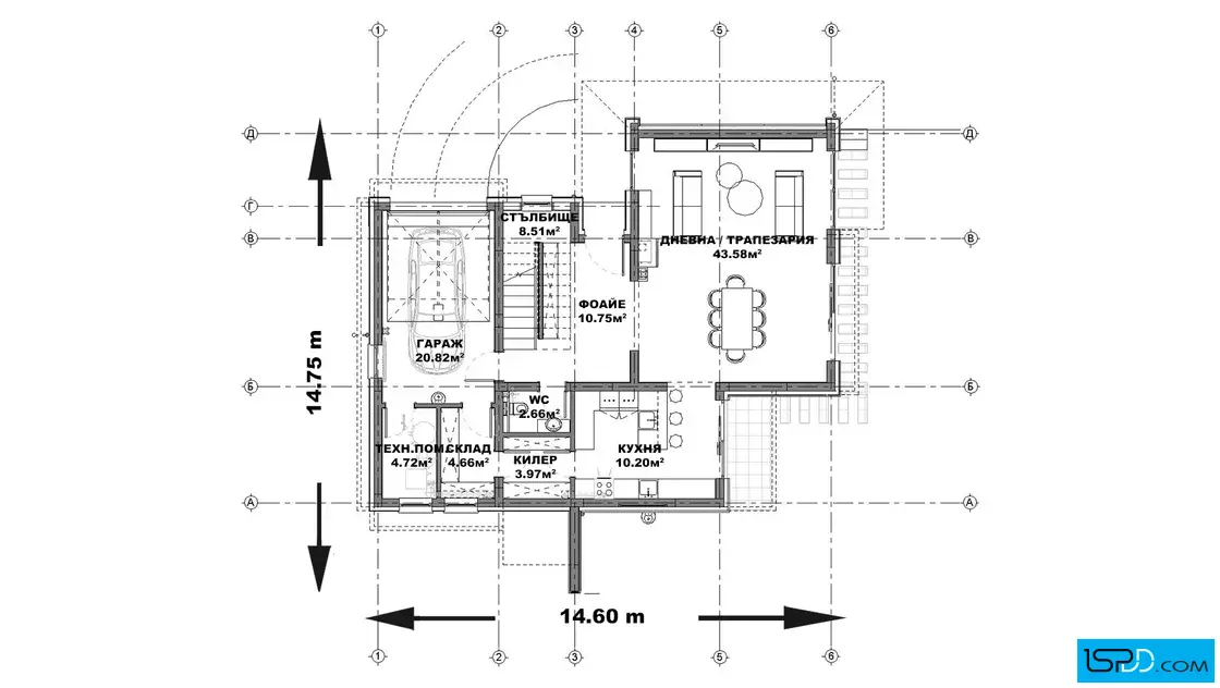 План на първи етаж