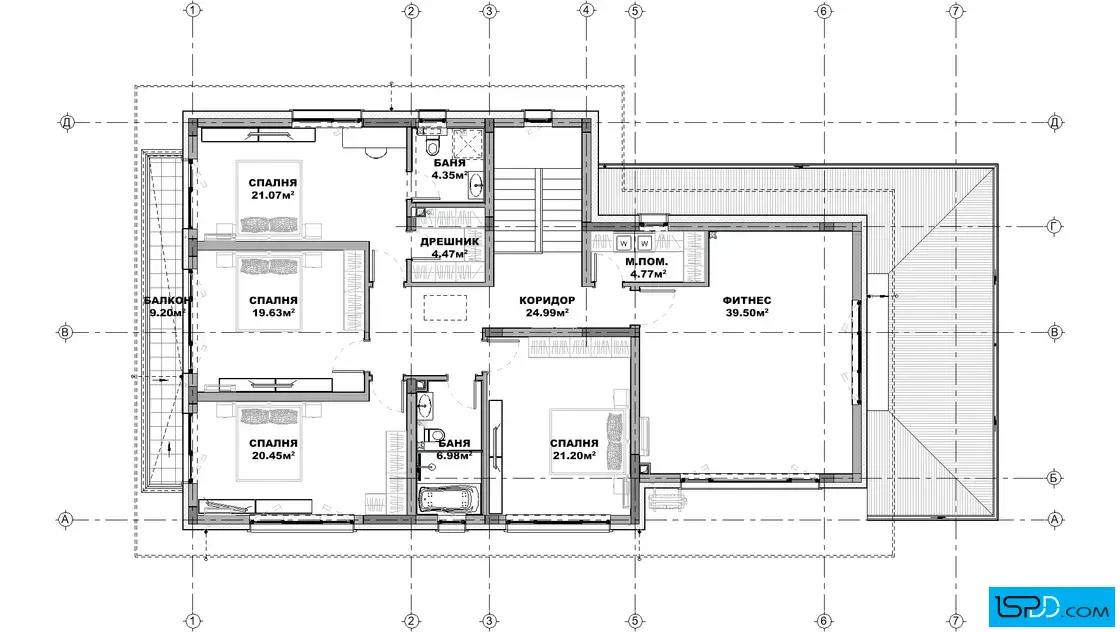 План на втори етаж